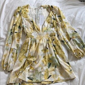 Floral Long Sleeve Dress